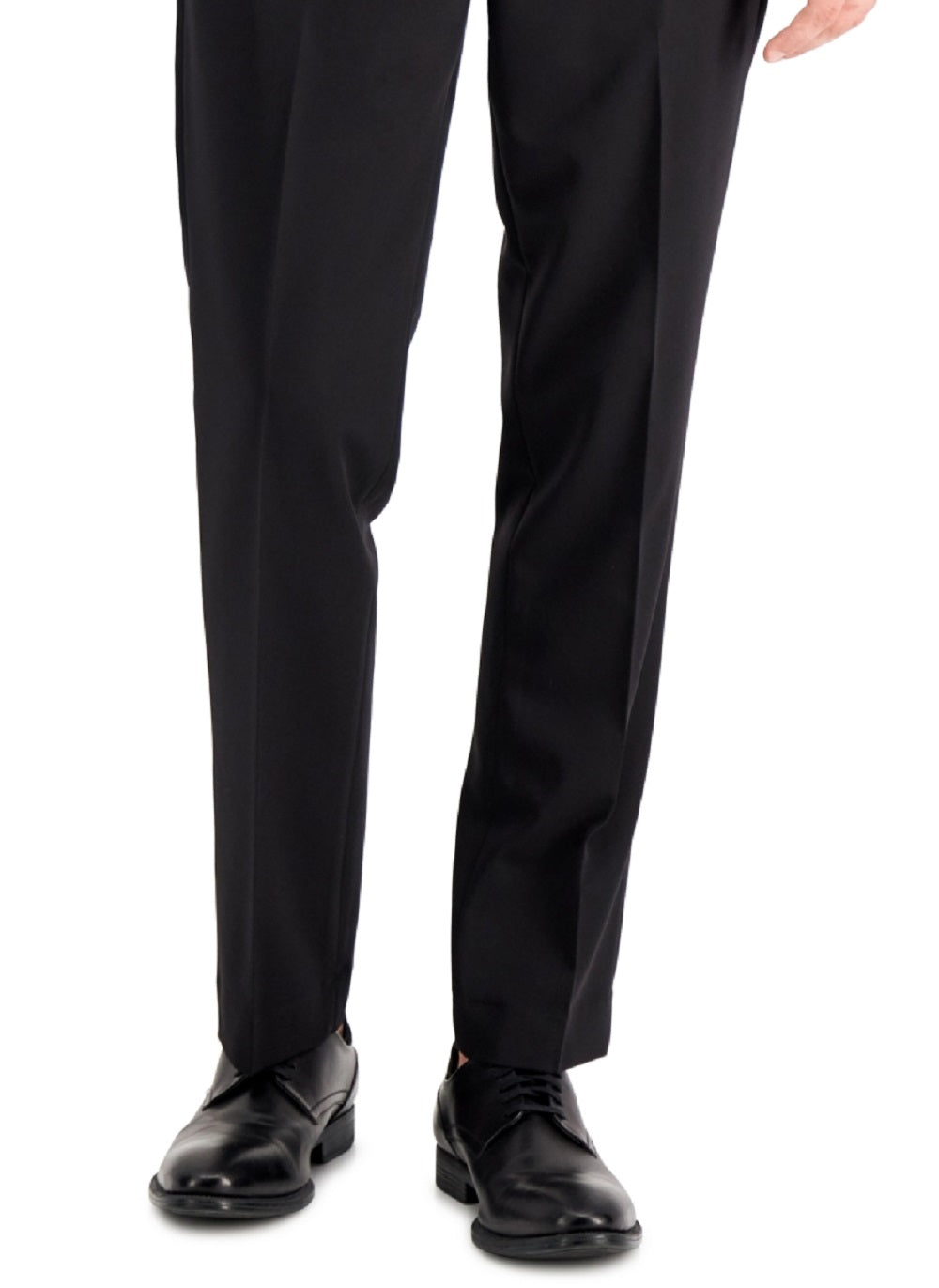 Perry Ellis Men's Modern Fit Stretch Solid Resolution Pants Black Size 38X32