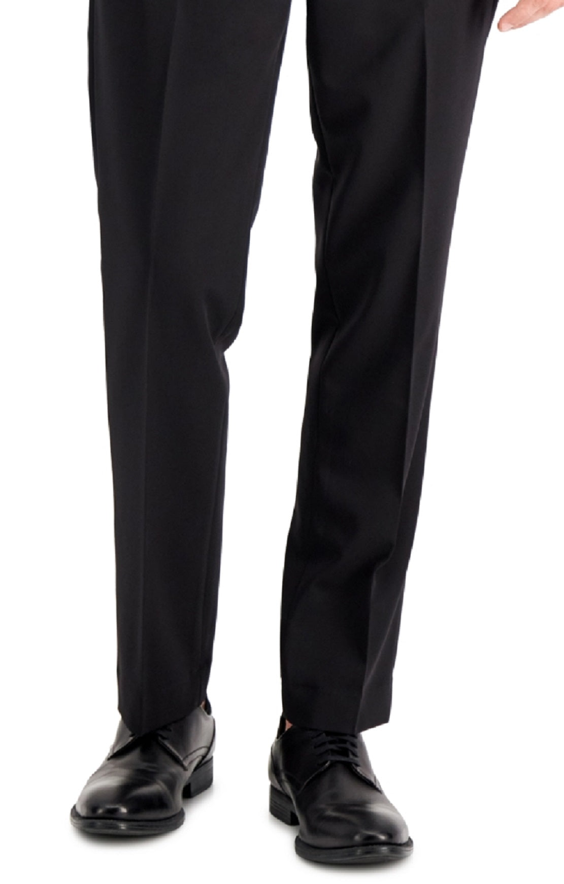 Perry Ellis Men's Modern Fit Stretch Solid Resolution Pants Black Size 40X32