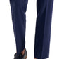 Perry Ellis Men's Modern Fit Stretch Solid Resolution Pants Blue Size 36X32