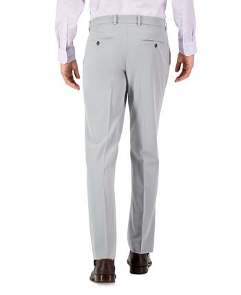Perry Ellis Men's Modern Fit Stretch Solid Resolution Pants Gray Size 34X30