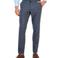 Perry Ellis Men's Essentials Slim Fit Plaid Dress Pants Gray Size 36X32