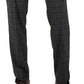 Perry Ellis Men's Modern Fit Stretch Resolution Plaid Dress Pants Grey Size 32X30