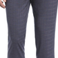 Perry Ellis Portfolio Men's Slim Fit Flat Front Dress Pants Blue Size 38X32