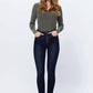 Judy Blue - High Waist Handsand Resin Skinny Jeans