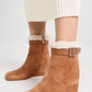 Simkhai - Women's Avery Shearling Wedge Ankle Boot