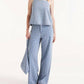 Compania Fantastica - Denim Daisies Top