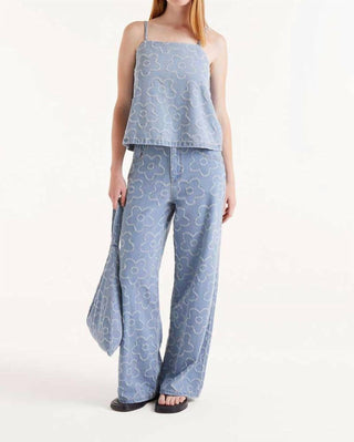 Compania Fantastica - Denim Daisies Top