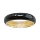 Hidalgo - Black Enamel Ring - Size 7