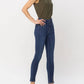 Judy Blue - High Waist Front Inseam & Slit Skinny Denim Jeans