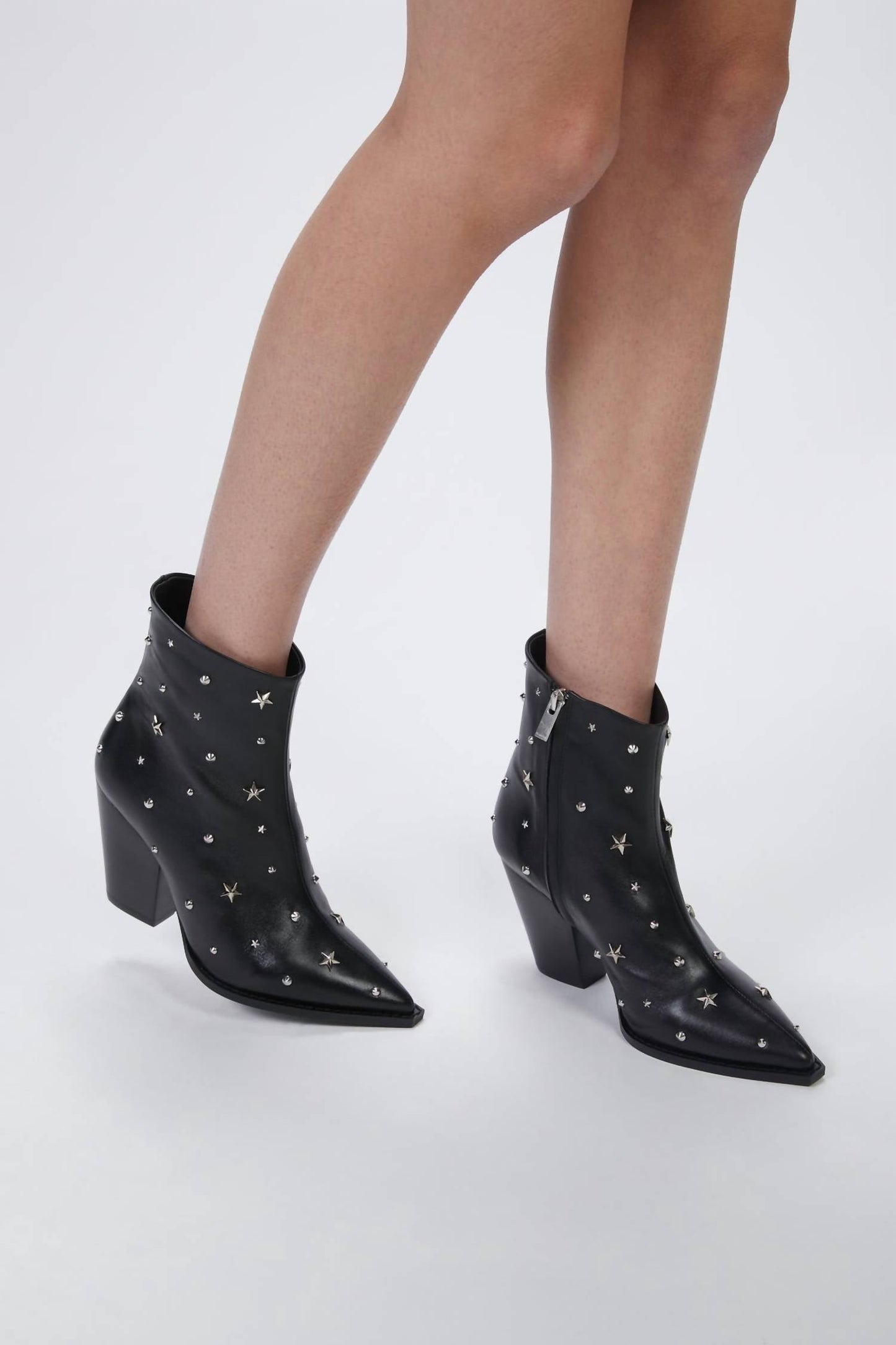 The Kooples - STAR STUDDED LEATHER BOOTS