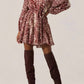 Astr - Marisela Printed Mini Dress