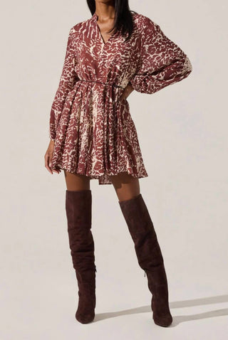 Astr - Marisela Printed Mini Dress