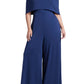 ELOQUII Women's Plus Size Off Shoulder Jumpsuit - 14, Navy