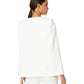 BCBGMAXAZRIA Women's Upas Cape Jacket White Size Medium