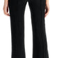 Ganni - VISCOSE STRETCH CREPE FLARED PANT