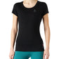 Odlo Women's Merino Crew Neck Short Sleeve Top - Black, Small