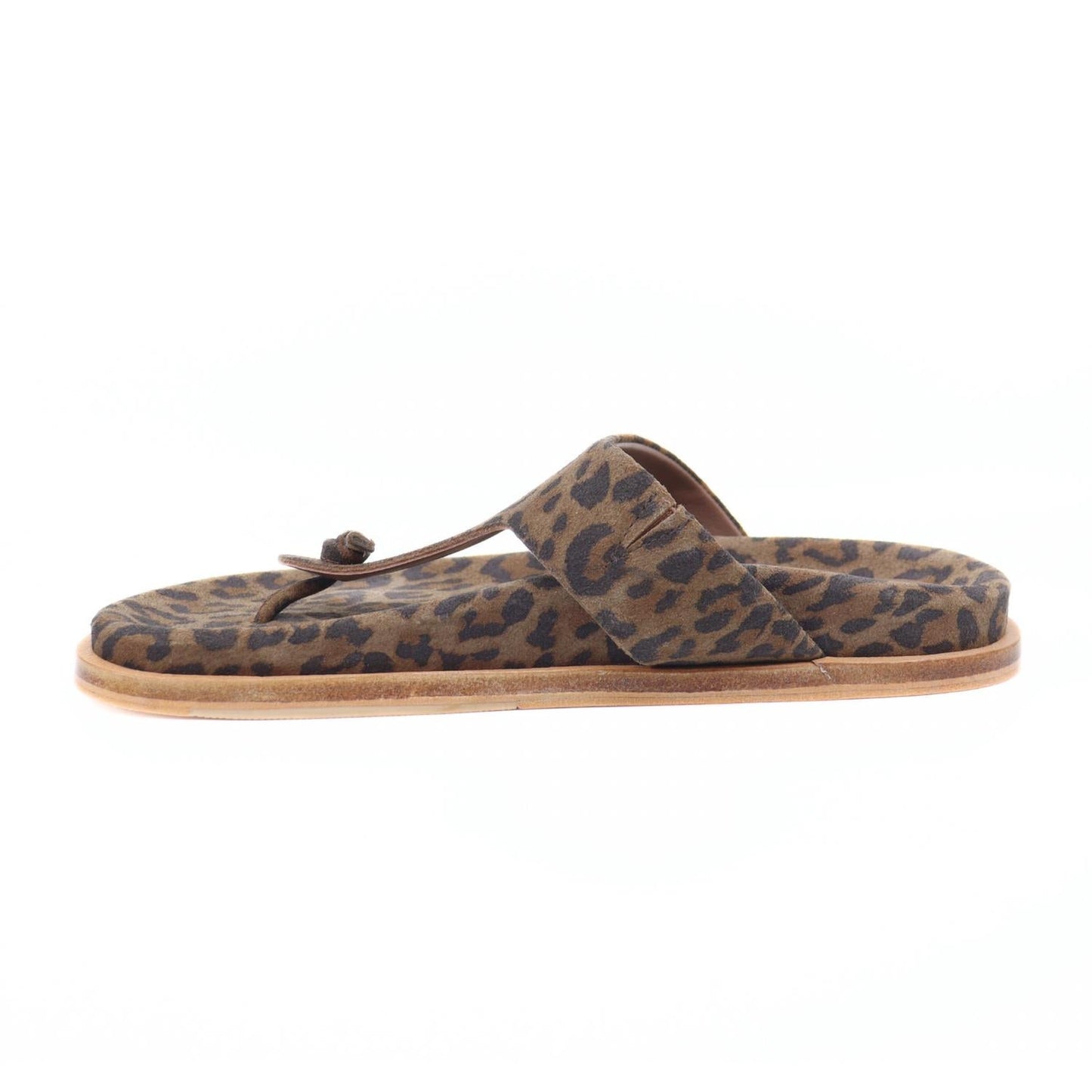 Free People - Women's Mika Chestnut Leo Suede Sandal