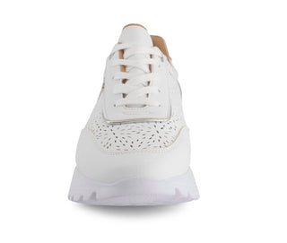 Andrea - Women's Casual Sneakers With Laser Cut Pattern