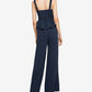 BCBGMAXAZRIA Women's Wide Leg Peplum Jumpsuit Blue Size XX-Small