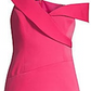 BCBG Max Azria Women's Micro Satin Bias Cut Hem Dress Pink Size 6