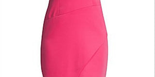 BCBG Max Azria Women's Micro Satin Bias Cut Hem Dress Pink Size 6