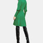 BCBGMAXAZRIA Women's Wool Blend Knit Sweaterdress Green Size X-Small