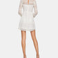 BCBGeneration Women's Lace Peek a Boo Mini Dress White Size 6