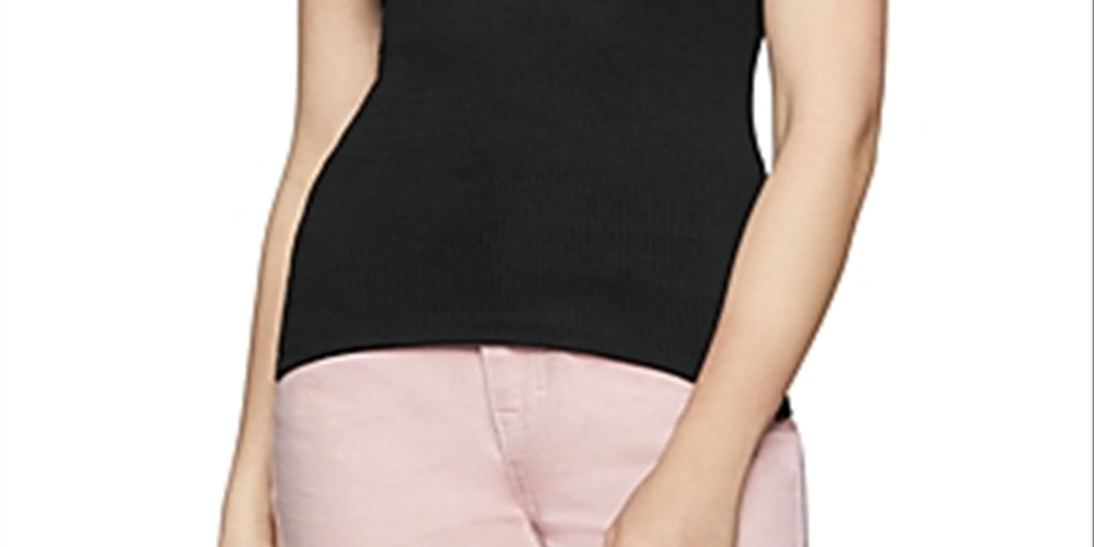 BCBGeneration Women's Ribbed Camisole Black Size Small