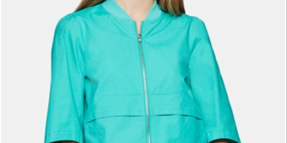 BCBGeneration Women's Bomber Jacket Green Size Small