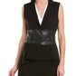 BCBGMAXAZRIA Women's Belted Coat Black Size X-Small