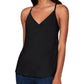 BCBGMAXAZRIA Women's Satin Halter Camisole Top Black Size XX-Small