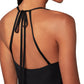 BCBGMAXAZRIA Women's Satin Halter Camisole Top Black Size XX-Small