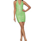 BCBGMAXAZRIA Women's Gemma Textured Sweater Bodycon Dress Green Size X-Small