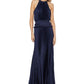BCBGMAXAZRIA Women's Evening Dress Satin Blue Size X-Small