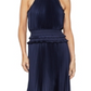 BCBGMAXAZRIA Women's Evening Dress Satin Blue Size X-Small