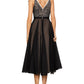 BCBGMAXAZRIA Women's Lace V Neck MIDI Dress Pink Size X-Small