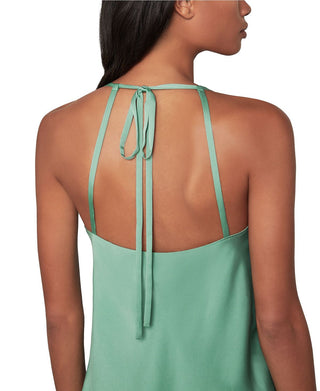 BCBGMAXAZRIA Women's Tie Back Top Green Size Medium
