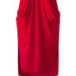 BCBGeneration Women's Faux Wrap MIDI Dress Red Size Medium