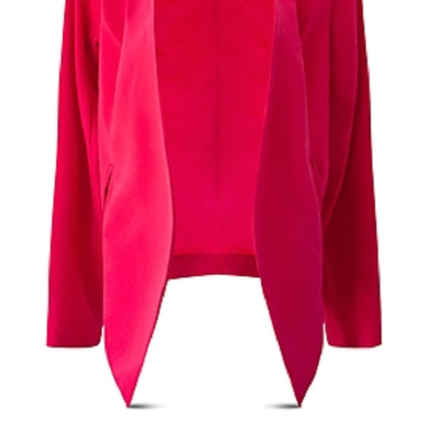 BCBGeneration Women's Open Front Blazer Red Size X-Small