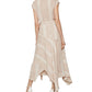 BCBGMAXAZRI Women's Snake Embossed Wrap Dress Pink Size Large