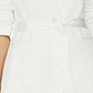 BCBGMAXAZRIA Women's Tie Waist Blazer White Size Small