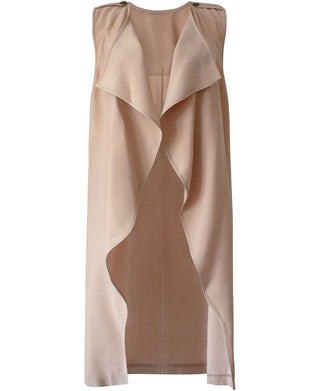 BCBGeneration Women's Draped Vest Brown Size Small