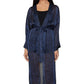 BCBGMAXAZRIA Women's Light Snake Print Jacket Blue Size X-Small