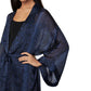 BCBGMAXAZRIA Women's Light Snake Print Jacket Blue Size X-Small