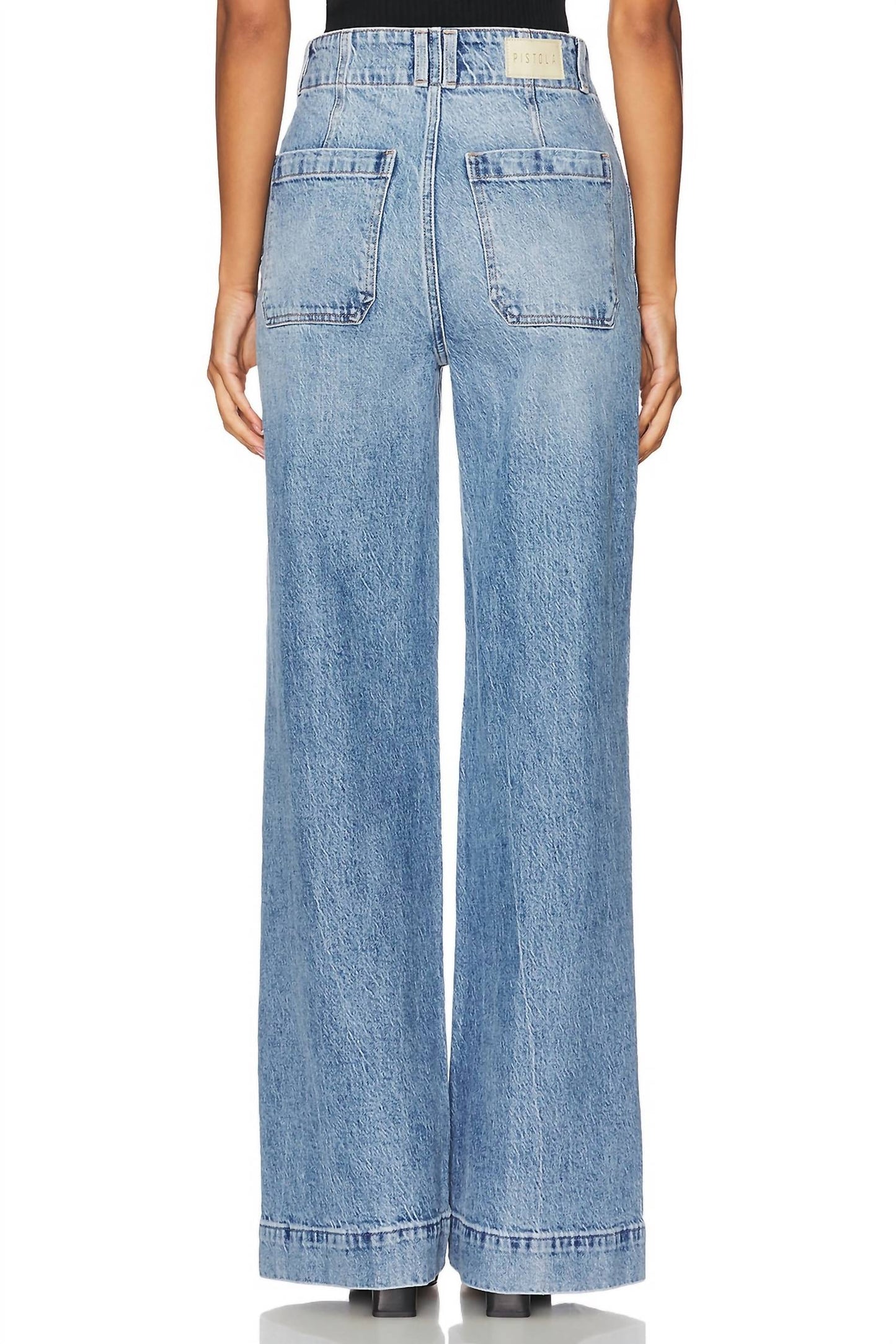 Pistola - Lana Double Button High Rise Ultra Wide Leg