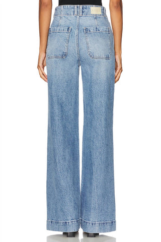 Pistola - Lana Double Button High Rise Ultra Wide Leg