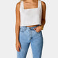 Buddylove - Manning Vegan Leather Cropped Tank Top