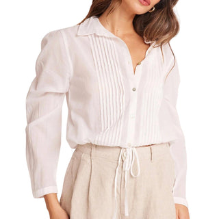 Bella Dahl - Pintuck Crop Button Down