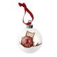 Royal Worcester Christmas Tree Ornament - Purrfect Bauble with Kitten Motif, Fine Bone China Festive Holiday Decorations, Hand-Painted Whimsical Animal Theme for Seasonal Home Decor