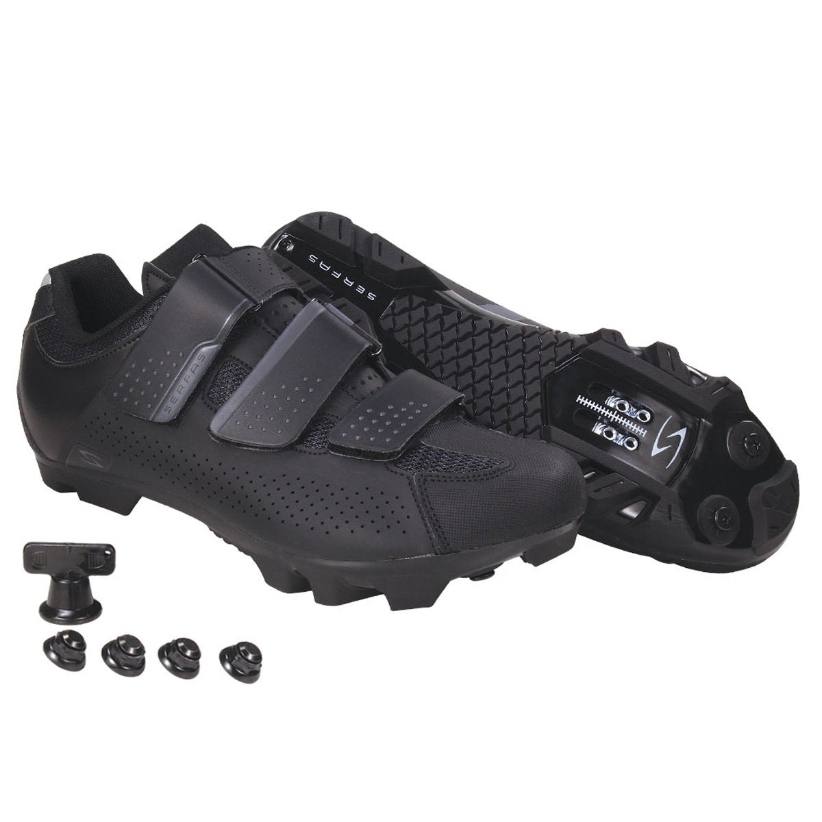 Serfas Men's Singletrack 3-Strap Mountain Bike Shoes